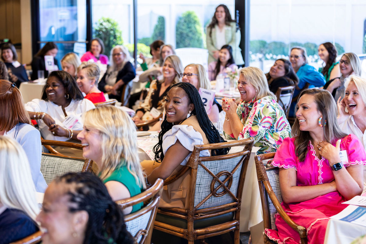 Present and Powerful attendees enjoying the event